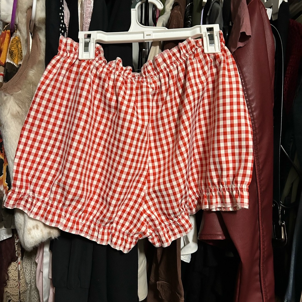 Red and White bloomers